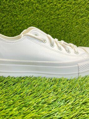Converse Chuck Taylor All Star Lift Womens Size 8.5 Ivory Athletic Shoes Sneaker